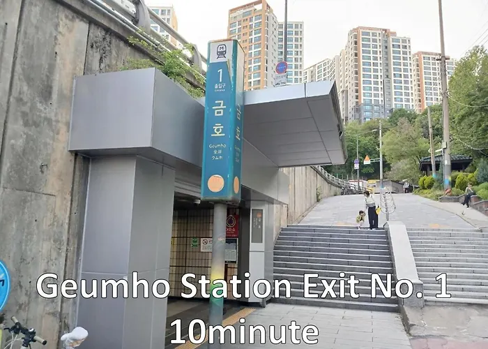 Apartment 'ocaso' Kumho Station 8 Minutes,free Late Check-out,pets Ok,gangnam, Itaewon, Dongdaemun, Jongno, Yongsan 20 Minutes *