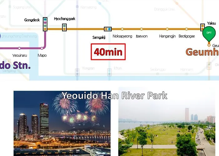 'ocaso' Kumho Station 8 Minutes,free Late Check-out,pets Ok,gangnam, Itaewon, Dongdaemun, Jongno, Yongsan 20 Minutes Seoul